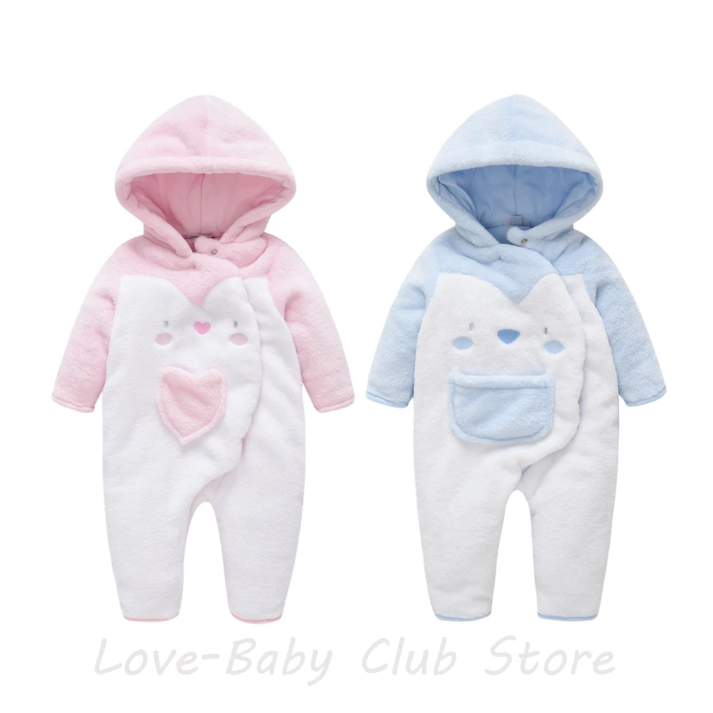 0-3Months Baby Pramsuits for Winter baby clothes baby sleepsuit