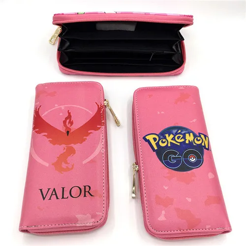 13 Карманный Монстр Celebi Charizard Пикачу Eevee Kawaii принт унисекс аниме Длинный кошелек для мелочи из искусственной кожи мультфильм клатч - Цвет: 13