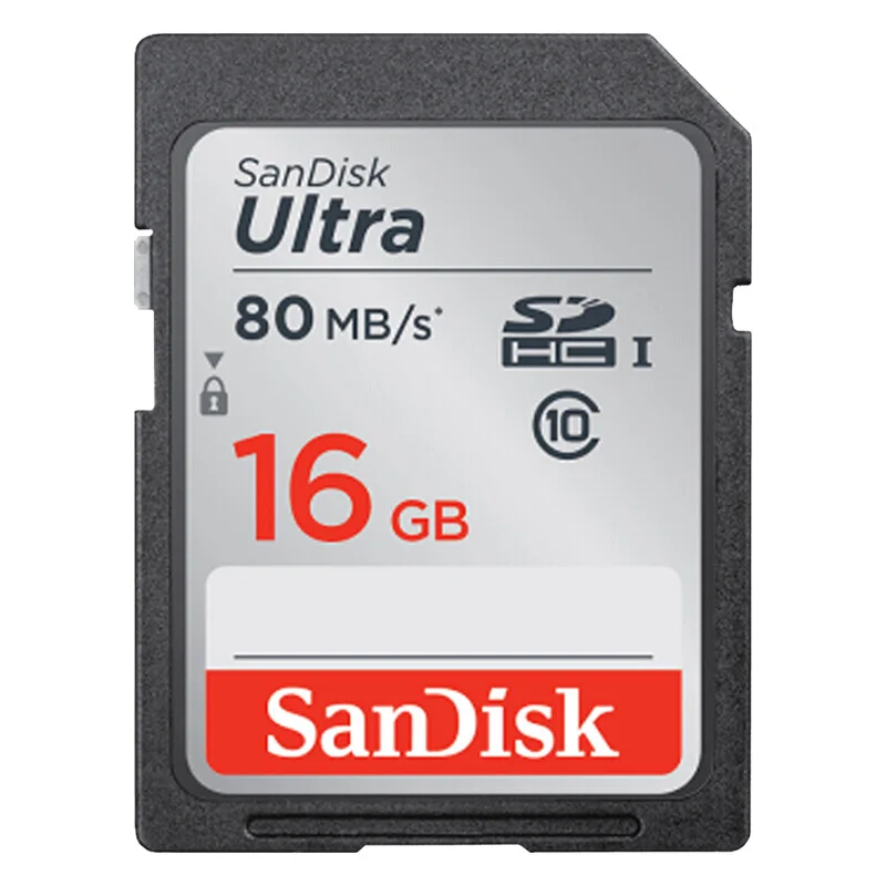 16GB Class 10 Подлинная карта памяти SanDisk 16 Гб 64 ГБ 32 ГБ C10 SDHC SDXC класс 10 карт SD для камеры - Емкость: 16GB Class 10