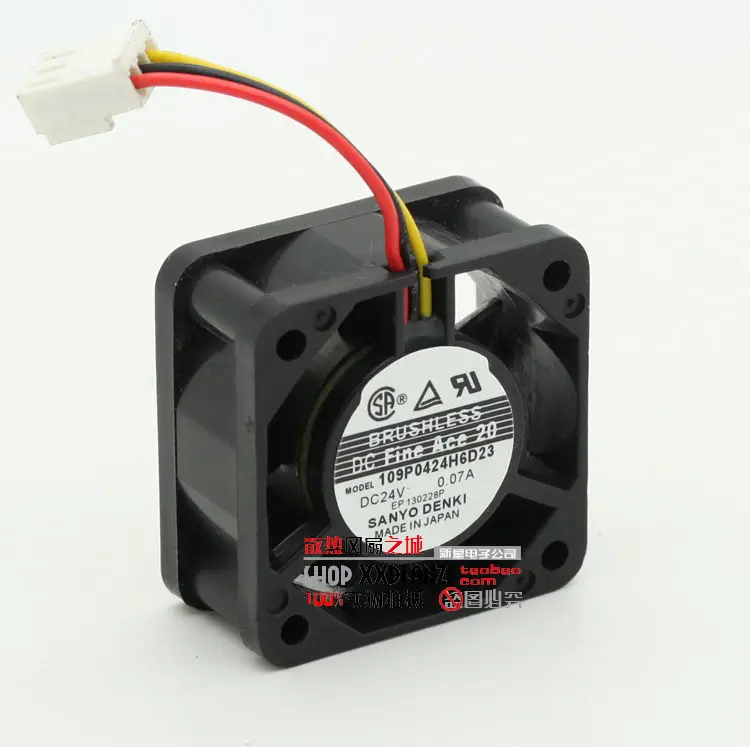 Для Sanyo 109P0424H6D23 40 мм 4 см DC24V 0.07A 40*40*20 мм сервер осевые вентиляторы привод