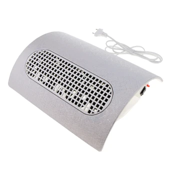 

Nail Art Dust Suction Collector 3 Fans Strong Power Nail Dryer Tool for Nail Care, Manicure & Pedicure Supplies - EU Plug