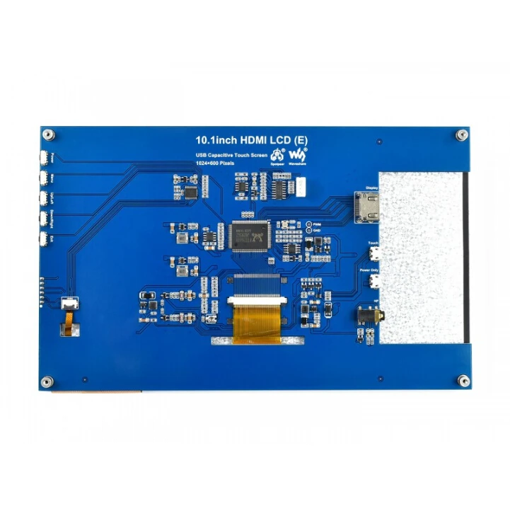 Waveshare ������ ��ġ ��ũ�� LCD (E), 1024*600, HDMI, ���� ���� ȭ��, ����� ����, ���� ���� ����, 10.1 ��ġ