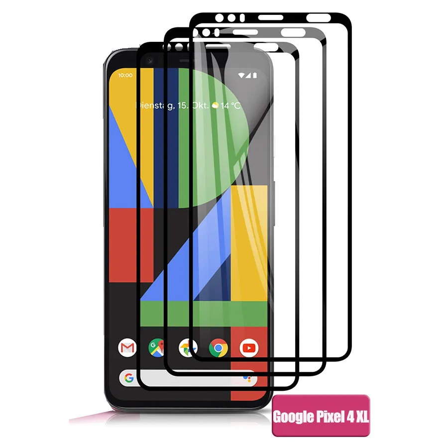 2.5D 9H полное покрытие экрана протектор для Google Pixel 3 XL 4 закаленное стекло защитное