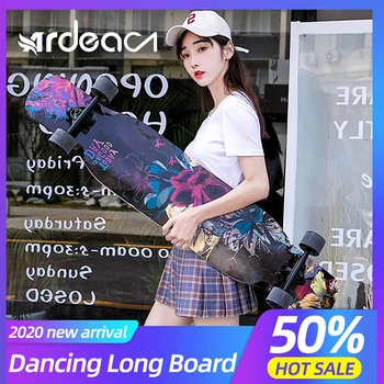 

MS407 Fashion 117cm/47in Longboard Dancing board Russia Maple Deck 7in Aluminium Truck 70*51mm PU wheel LONG BOARD