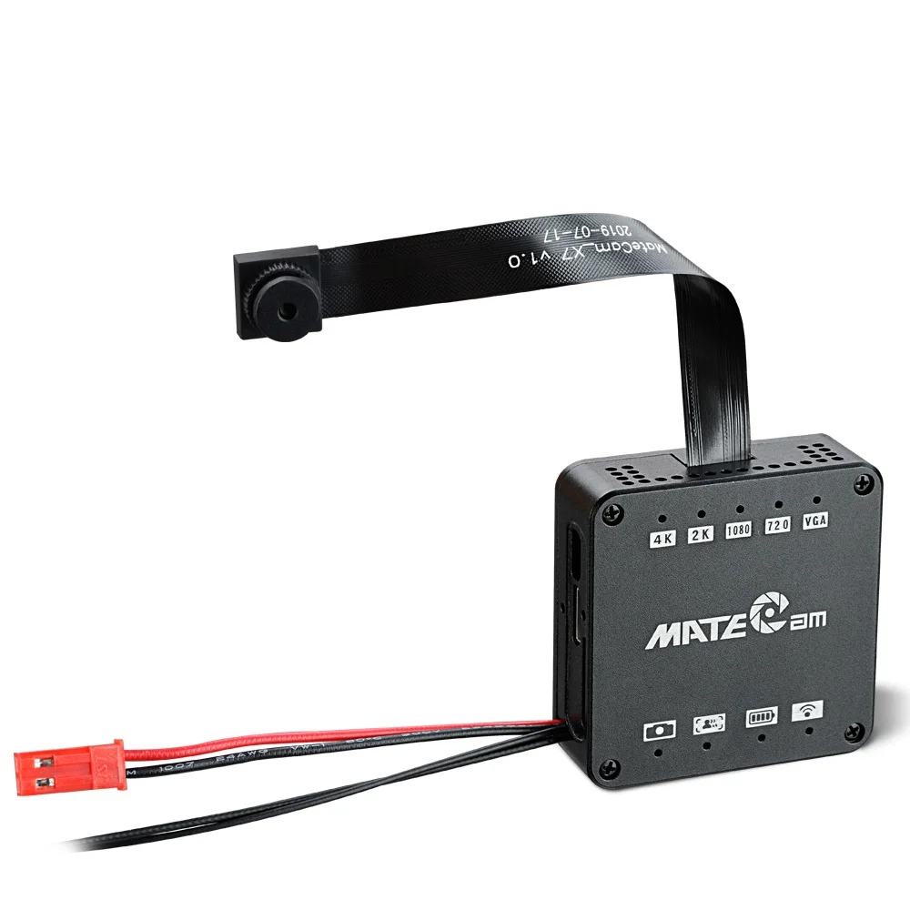 MATECam X7 防犯ビデオカメラ、120°広角レンズ、カメラケース付