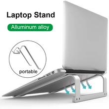 COOLCOLD Aluminum Alloy Laptop Stand Desktop Notebook Holder Desk Non-slip Bracket Laptop Stand For 11-17 inch Macbook Pro Air