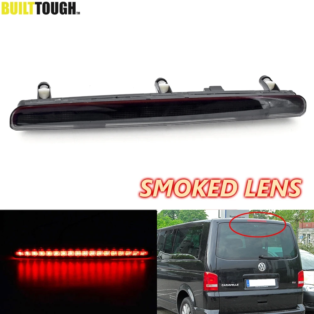 Для VW T5 Transporter 2003-2015 Дымчатая Черная задняя Тормозная лампа высокоуровневый