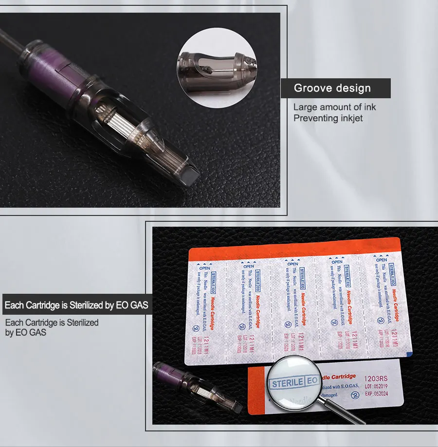 10 шт. одноразовые иглы для картриджа татуировки макияжа устройство 5R 7RS Microblading Liner