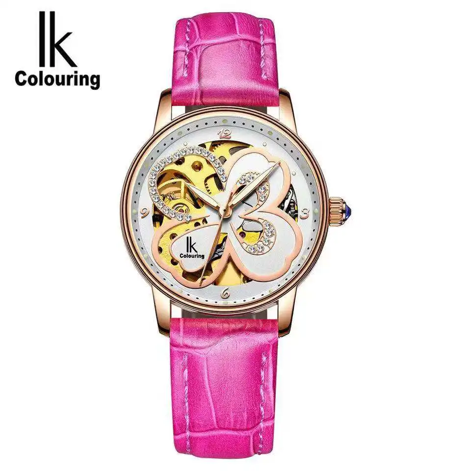 

Relogio Feminino Women Watches Self Wind Automatic Mechanical Wristwatches Tourbillon Skeleton Hodinky Female Orologio Meccanico