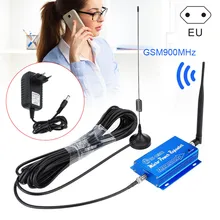 2G 3G 4G GSM 900MHz Mobile Phone Signal Booster Amplifier Repeater EU Plug GV99