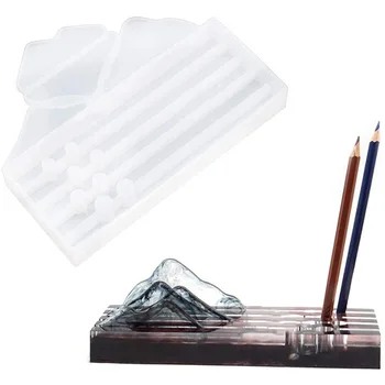 

Silicone Mold Card Storage Pen Phone Holder Epoxy Resin Mold Resin Decorative Craft Jewelry Making