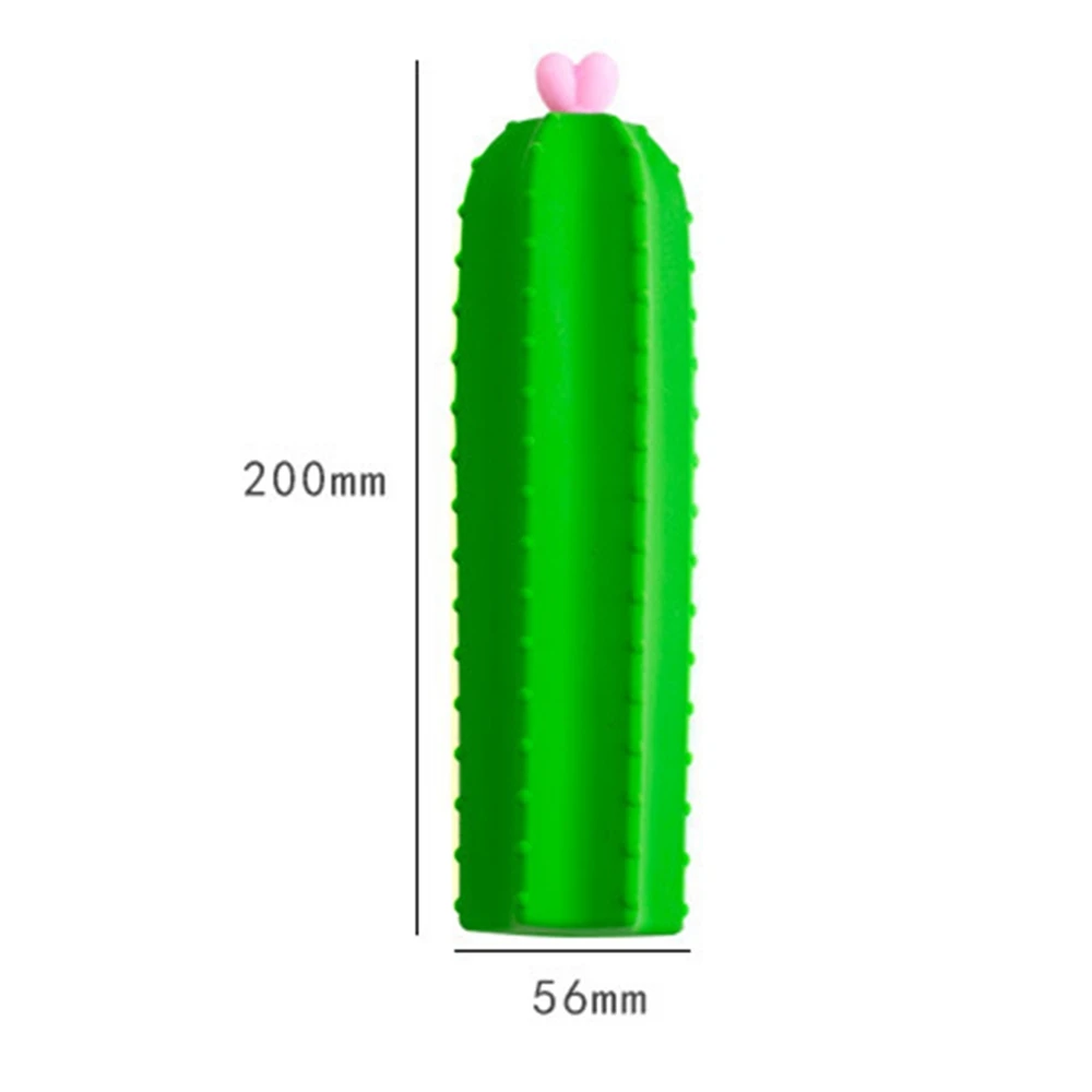 1 шт. чехол для карандаша силиконовый подарок в виде кактуса школьный карандаш
