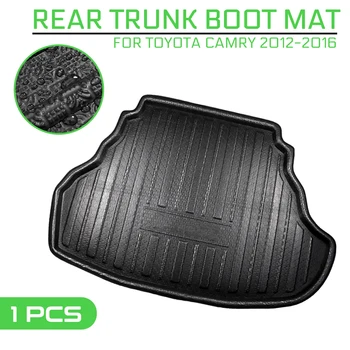 

Car Floor Mat Carpet For Toyota Camry 2012 2013 2014 2015 2016 Rear Trunk Anti-mud Cover