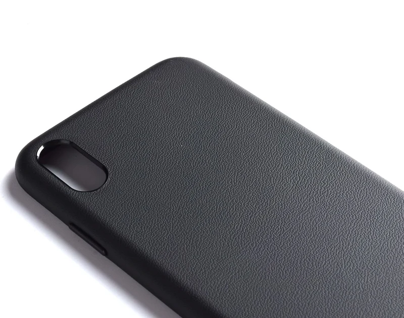 Новая натуральная кожа задняя крышка для iPhone 11 Pro Max XS Max X бизнес-чехол Полный Край защитный чехол для телефона популярный цвет карман - Цвет: Черный