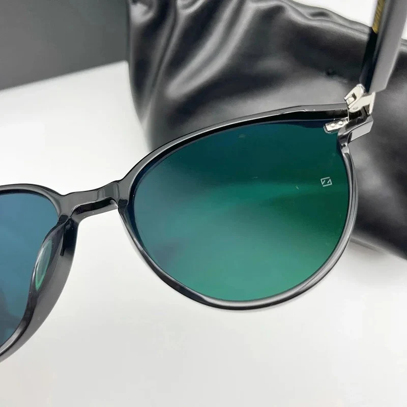2021 New High Quality SLO Sunglasses Korea Brand GENTLE Sunglasses Women Men Round For small face Sunglasses With Original Case