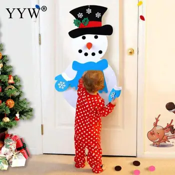 

Snowman Felt Christmas Tree Cloth Doll For Children Christmas Felt Decor Xmas Decorations For Home Kids Baby Toys Noel Goods