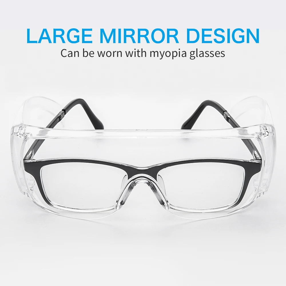 Прозрачные защитные очки от пыли для глаз против загрязнения брызг заводской