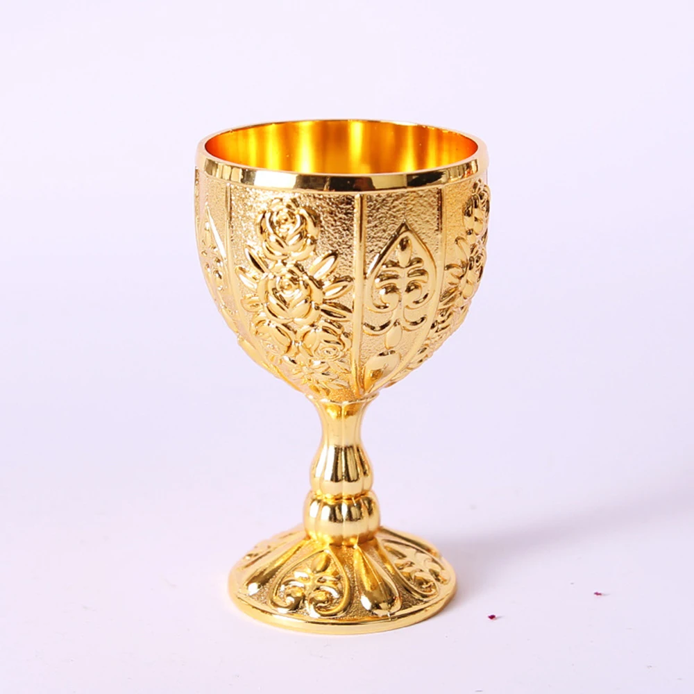 Glass Cup 30ML Wine Glasses Champagne Glasses Beverage Goblet Cocktail Cup Vintage European Style For Bar Home Decor