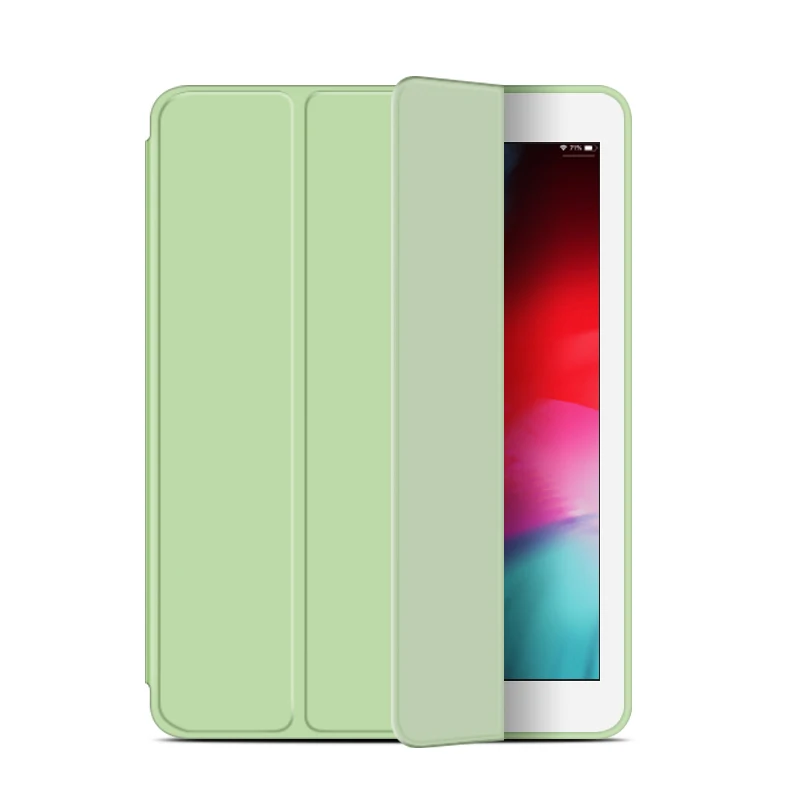 Для iPad Pro 10,5 чехол для iPad Air 3 Чехол чехол Funda из искусственной кожи Силиконовый мягкий чехол для iPad Air чехол Pro 10,5 - Цвет: Matcha