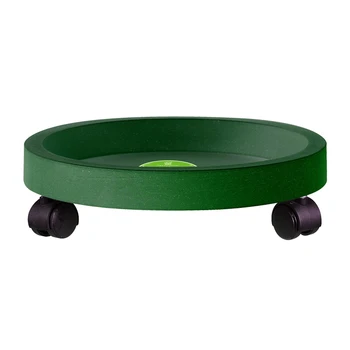 

Tray Holder Wheels Caster Plant Flower Pot W/ Dolly Pallet Resin Caddy Round