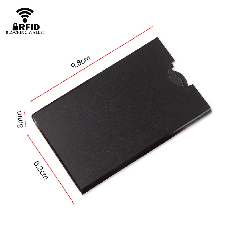 DIENQI Rfid Блокировка Анти-магнитный держатель для карт кошелек Винтаж Бизнес банк держатель кредитной карты Чехол сумка протектор тонкий держатель для карт