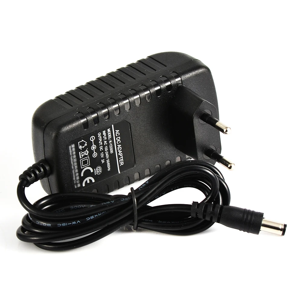 Трансформаторы питания адаптер конвертер зарядное устройство 1A 2A 4A 5A 6A AC 100 V-240 V к DC 12V для светодиодные ленты светильник