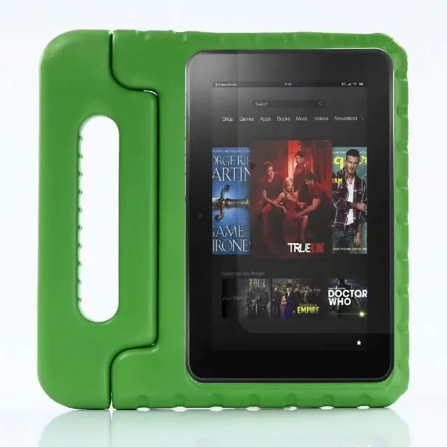 Детский противоударный чехол для Amazon Kindle Fire HD 7 " версия защитный чехол для планшета пена eva подставка оболочка для переноса+ ручка
