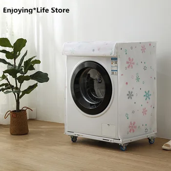 

Home Washing Machine Storage Organizer Dust Covers Washer Lid Appliance Waterproof Protector Coat Case Organization Accessories