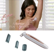 Дропшиппинг Электрический перезаряжаемый безболезненное средство для удаления волос на теле полная портативная бритва триммер для воска инструменты для бритья лица