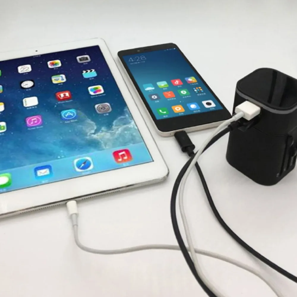 3.2A путешествия Глобальный переключатель быстрое зарядное устройство адаптер с двойной USB Chorger все в одном адаптер универсальный преобразователь питания
