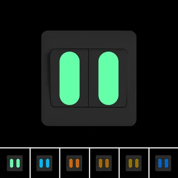 

Glow in the Dark Switch Panel Button Sticker DIY Luminous Indicating Strip Night Light Wall Decorative Sticker Home Decor Decal