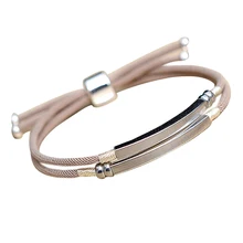 Индивидуальный тканый браслет с надписью «dragon knot», модный простой трендовый двухслойный браслет из стерлингового серебра