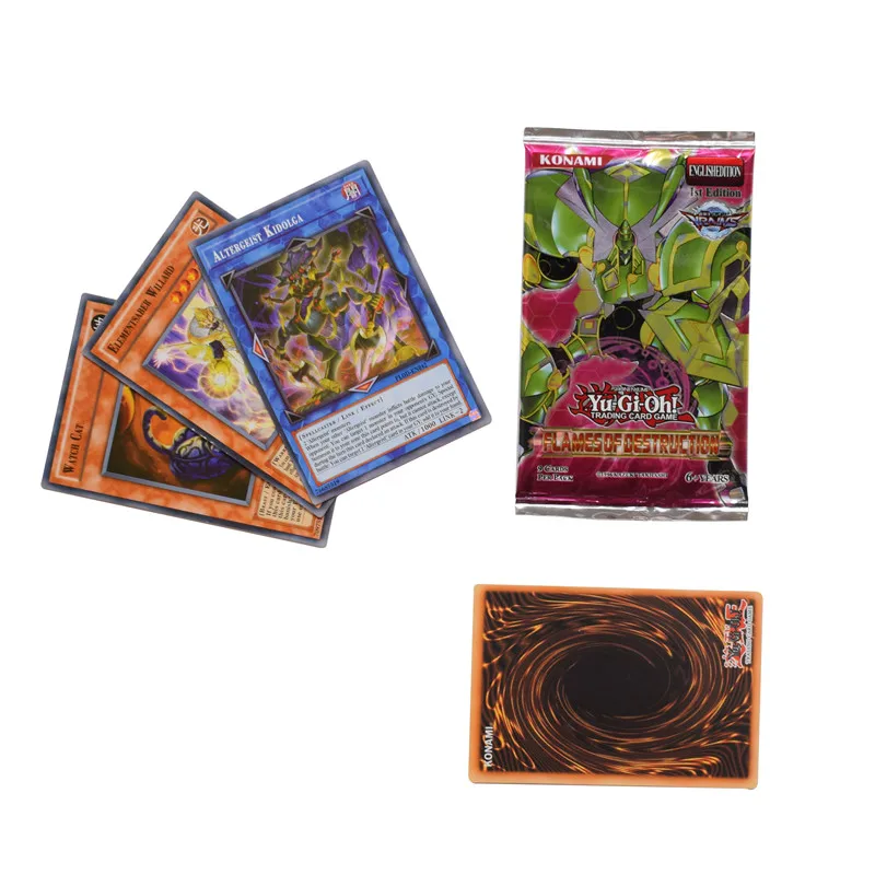 Yugioh карты 216 шт./компл. фигурки карточные игрушки английская версия для детей Yu Gi Oh