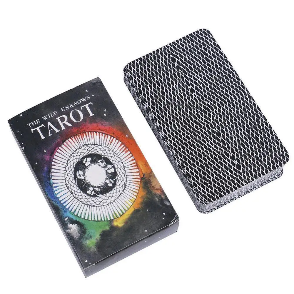

Card Wild Unknown Tarot Deck Rider Oracle Cards Deck 78 Cards, Mysterious Animal Totem Tarot Cards Guidance-Board Game