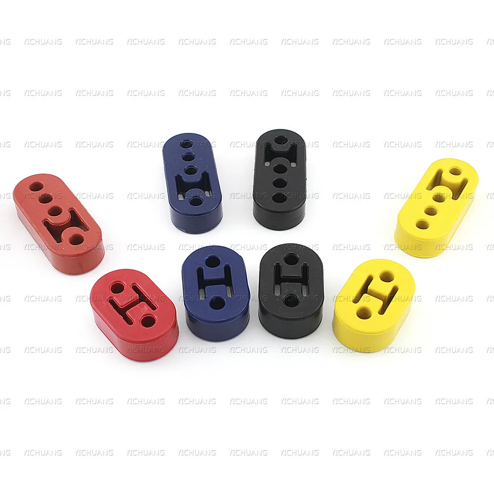 Auto Car Rubber Exhaust Tail Pipe Mount Brackets Hanger Insulator 2 Holes 4 Holes exhaust pipe hanger