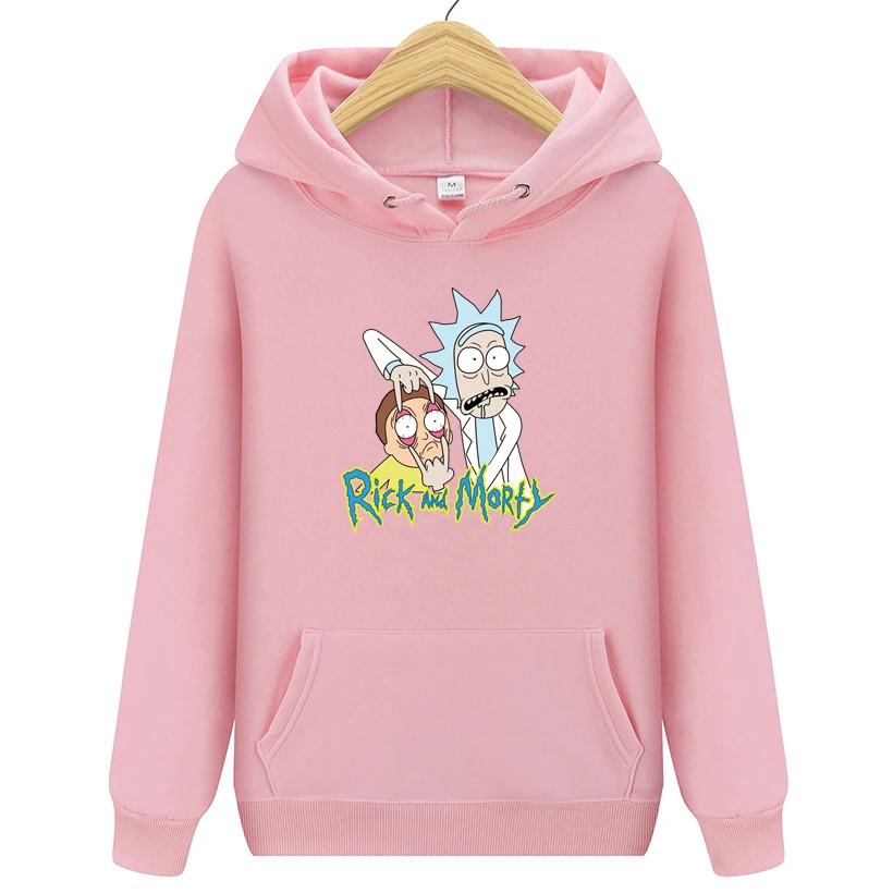 2019 New Autum Design Rick and morty Mens Hoodies Cotton Funny Print Hoodie Man Fashion Rick morty Casual Hoodie Sweatshirt