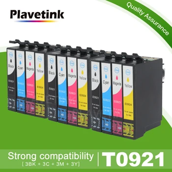 

Plavetink 3 Set T0921 T0922 T0923 T0924 XL Printer Ink Cartridge For Epson T0921XL Compatiable For Epson Stylus C91 CX4300 T27 Printer