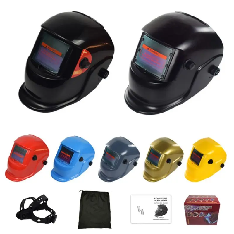 Сварочный шлем Автоматическая регулировка солнечной энергии светильник аргоновая дуговая маска Авто тусклый