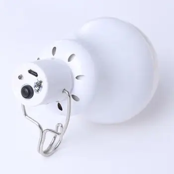 

Solar Light Bulb Outdoor Solar Energy Panel Lamp Emergency Light Bulb with Hook B0KB