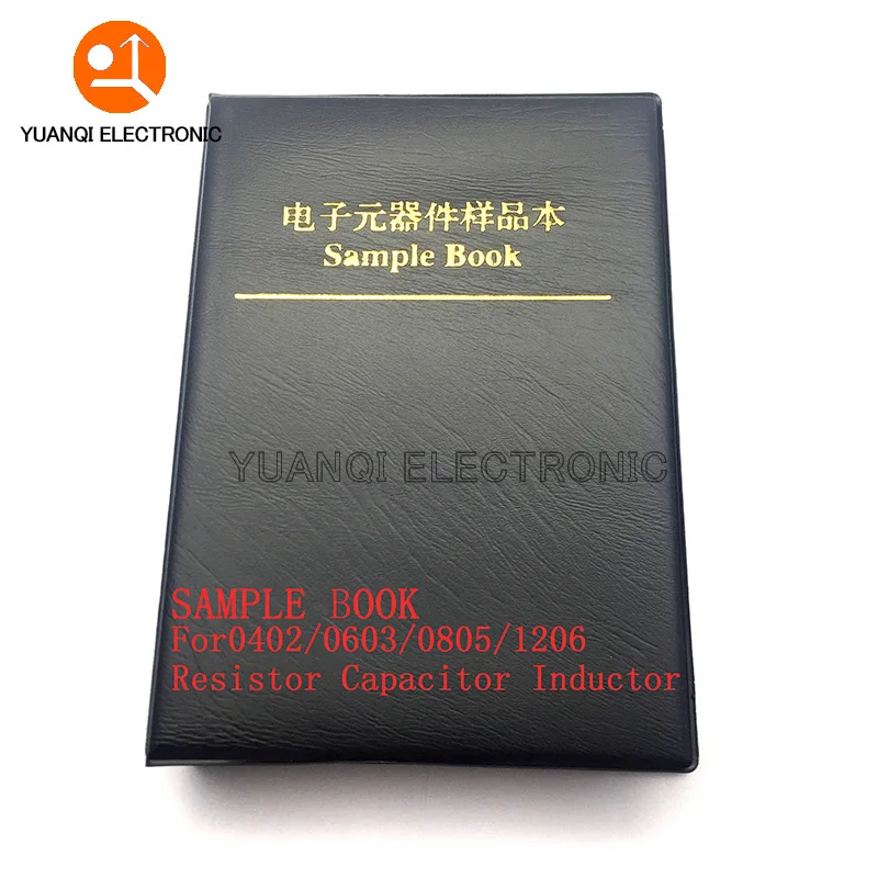 Resistor Capacitor Inductor Blank Smd Components Empty Sample Book For