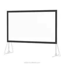 

Flight case 200 inches front fast folding Projection screen