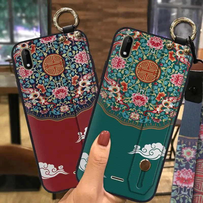 Противоударный чехол в китайском стиле для WIKO SUNNY4 противоударный мягкий