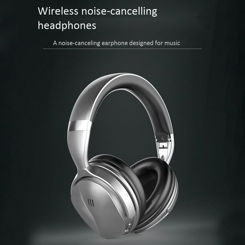 Headphones Wireless Bluetooth 4.2 ANC Noise-Canceling Sports Headset Rechargeable Gaming Headphones