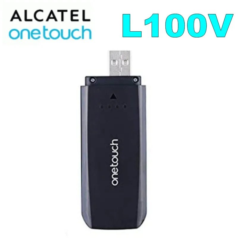 Разблокированный Alcatel One Touch L100V 4G LTE мобильный широкополосный USB модем 4 ключа со слотом для sim-карты