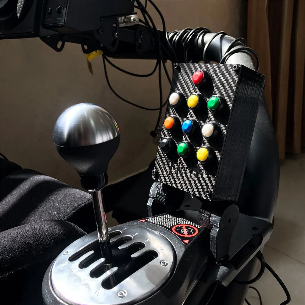 Carbon Fiber Central Control Panel for Thrustmaster TH8A Center RC Racing Games Accessories | Электроника