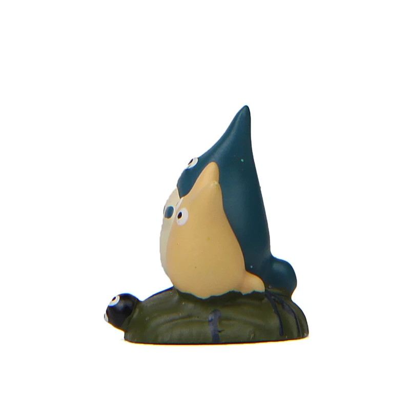 

1pcs Anime Miyazaki Hayao My Neighbor Blue Totoro PVC Action Figure Toys Collection Model Toy Micro Landscape for Garden