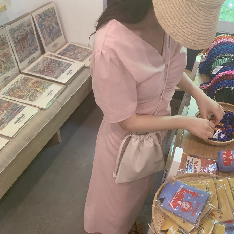 Большие размеры, новое летнее платье для девочек, Boho, вечерние, однотонные, черные, розовые, женские, винтажные платья, белые, с коротким рукавом, женские платья, Robe Vestido