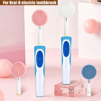

Facial Cleansing Brush Head Suitable For Oral-B Electric Toothbrush Face Skin Care Tools Facial Massager Cleanser Brush Heads