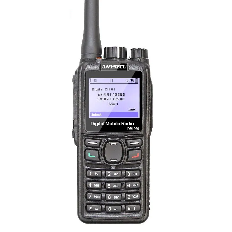 Рация ANYSECU ПМР DM 960 DM960 TDMA Ham Radio UHF 400 480 МГц рация с двумя слотами|Рации| |