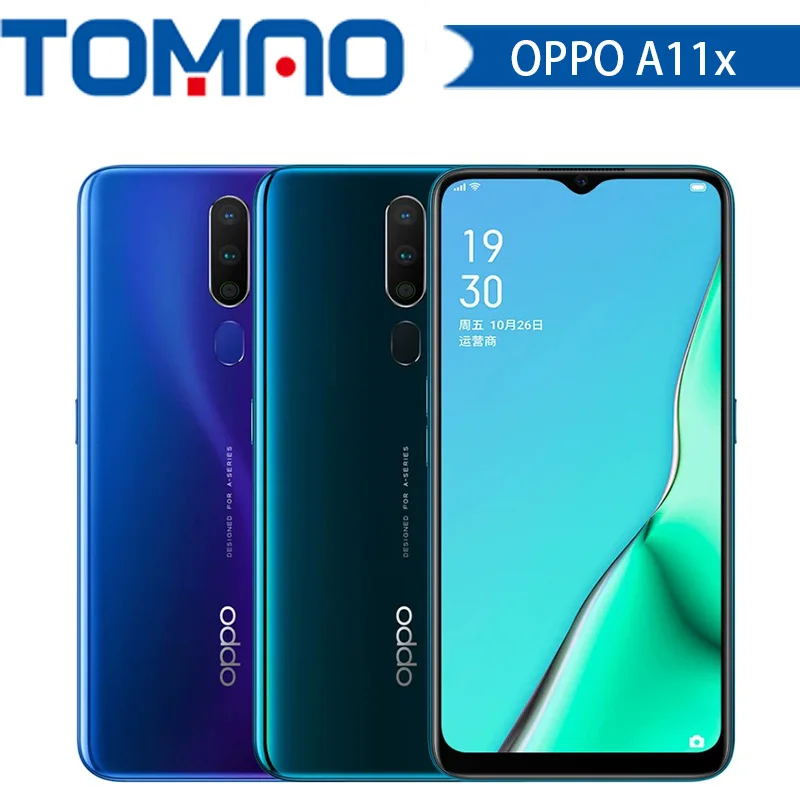 5000 мАч OPPO A11x мобильный телефон 4G LTE Android 8,1 Восьмиядерный телефон Snapdragon665 6," с отпечатком пальца 48MP EIS